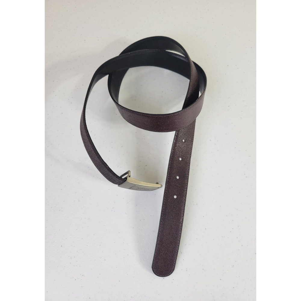 Emporium‎ Brown Classic Cowboy Western Casual Work Dress Belt Men's Size 35-37"